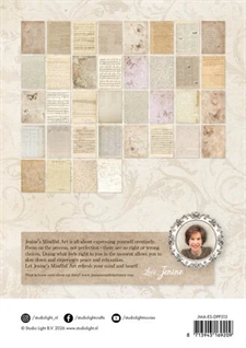 Studio Light Paper Pad (A5) - Journaling and Collage Vintage Backgrounds